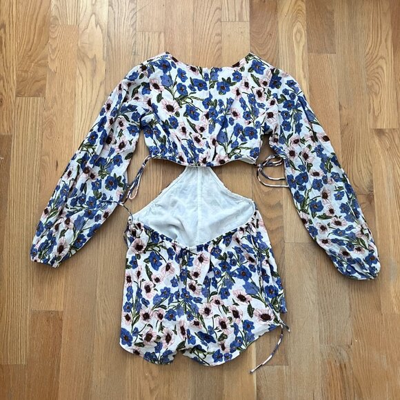 Sabo Skirt Arturo Floral Playsuit Romper - Picture 8 of 9